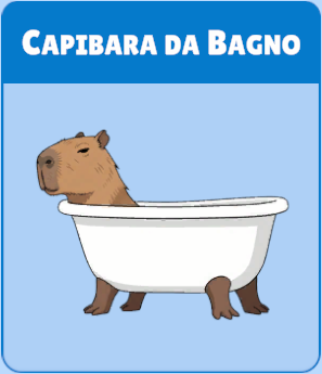 brainrot - capibara da bagno