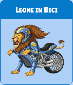 brainrot - leone in bici