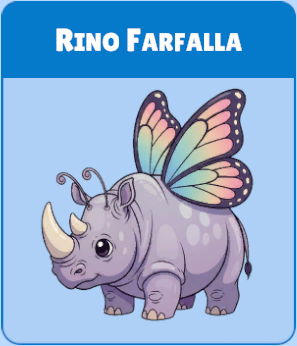 brainrot - rino farfalla